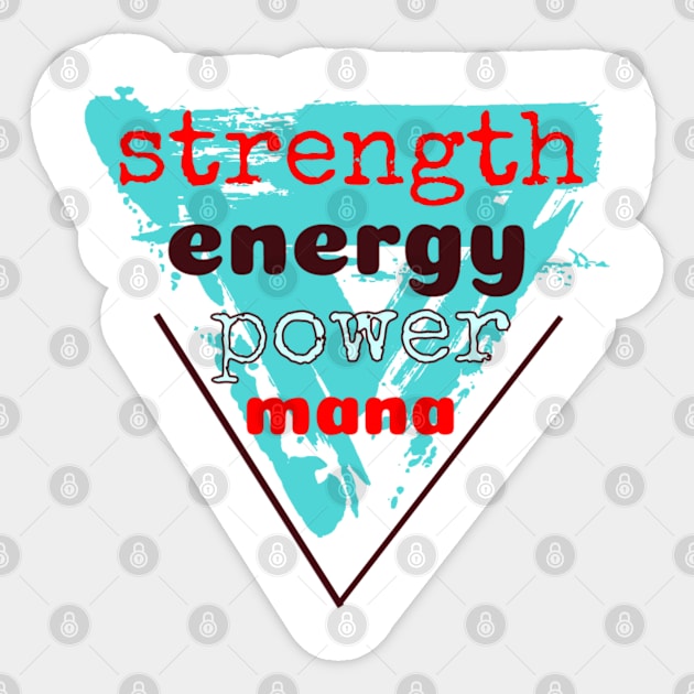 Strength Sticker by musicanytime